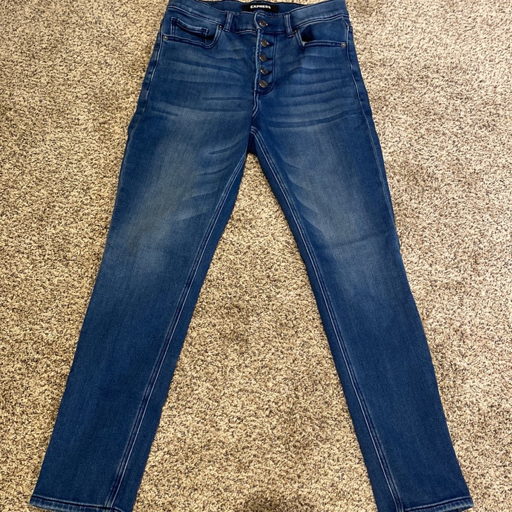 Express high rise ankle leggings